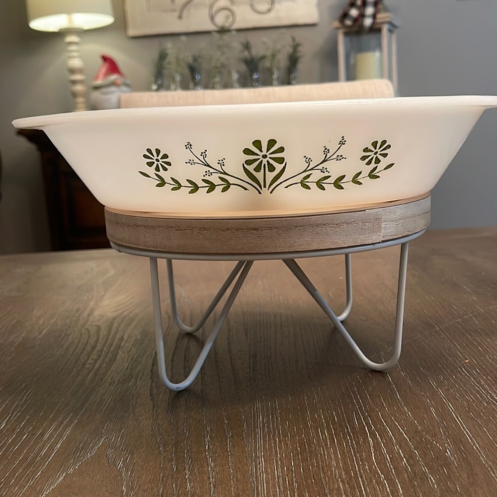 Vintage Glasbake  J2352 divided casserole dish without lid.